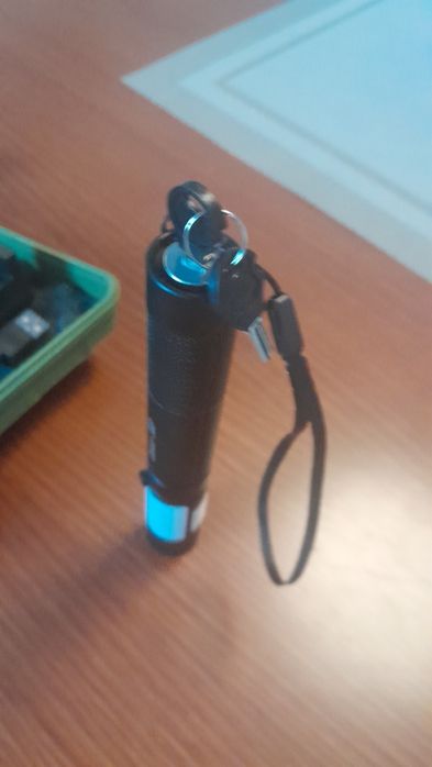 Laser z blokadą na kluczyk