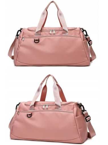 Torba podróżna sportowa treningowa damska bagaż na siłownię na ramię