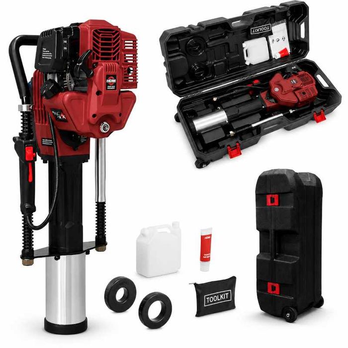 Kafar Spalinowy do wbijania pali słupków HDM JH95GPD 1500W Palownica 100mm