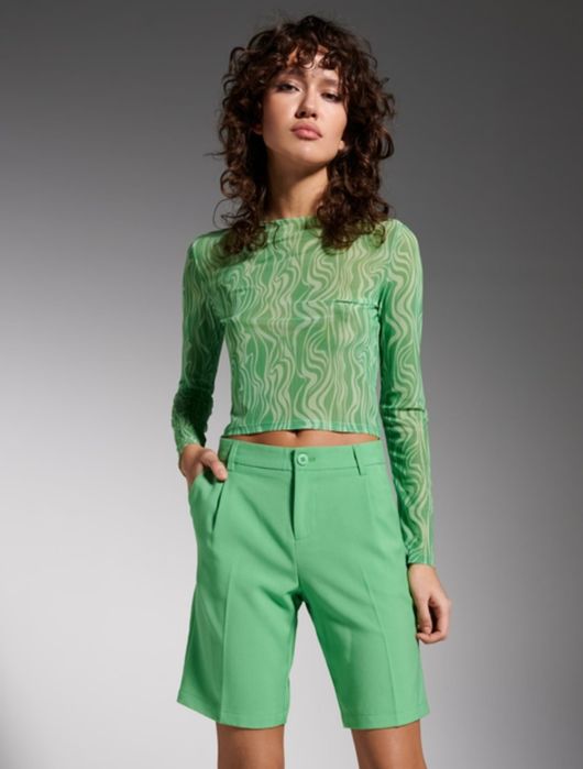 Лонгслив в сетку, сеточка Sinsay