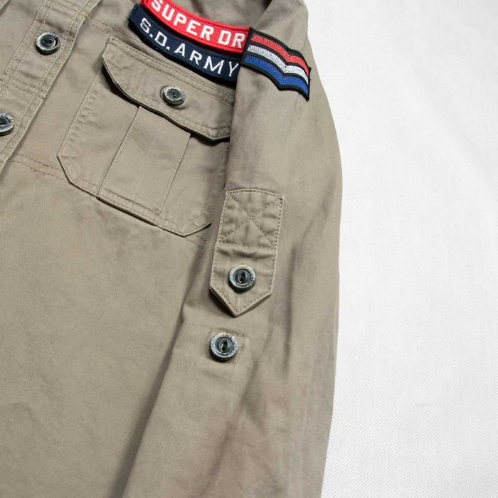 Superdry Core Military Patched koszula wierzchnia L męska militarna