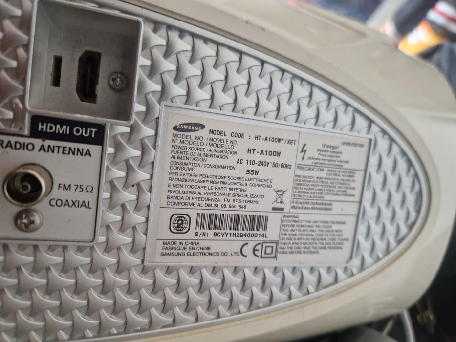 Home Cinema DVD 5.1 antigo da Samsung