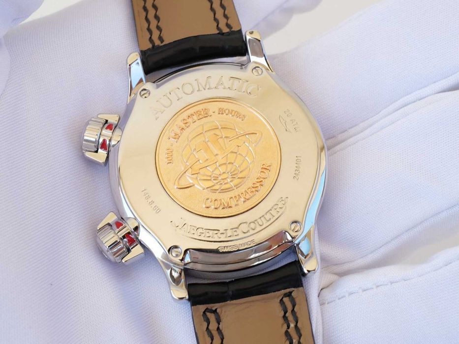 Jaeger-LeCoultre Master Compressor Lady Diamonds Black Dial 37mm