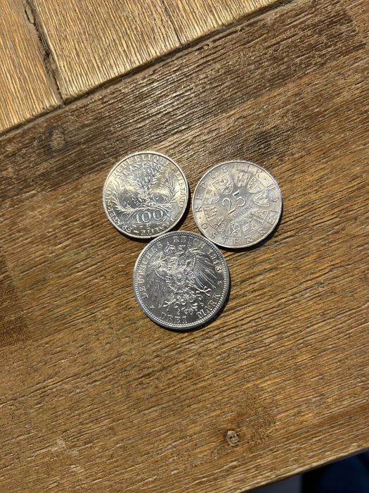 Srebrne monety stan bdb