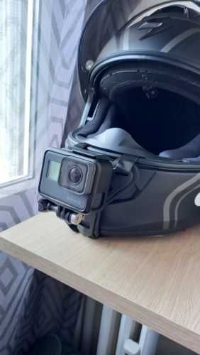 Крепление держатель екшн камер на мото шлем подбородок GoPro и других