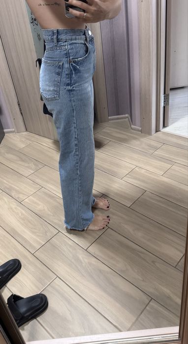 Джинси zara 34 прямі