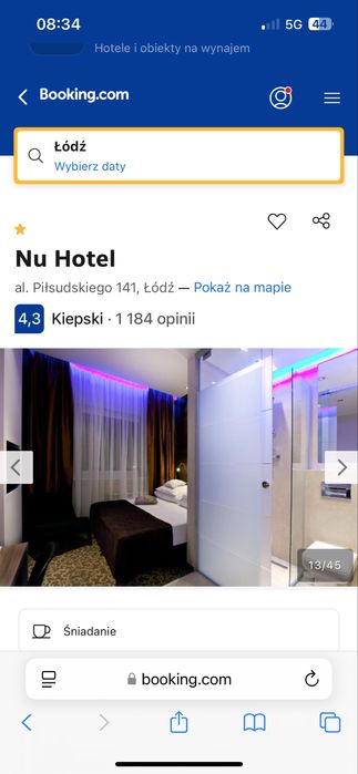 nu hotel łódź ul piłsudskiego 141 nocleg  oraz na miesciac