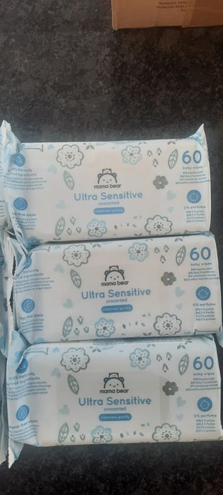 Mama Bear chusteczki nawilżane dla dzieci 12x60sztuk