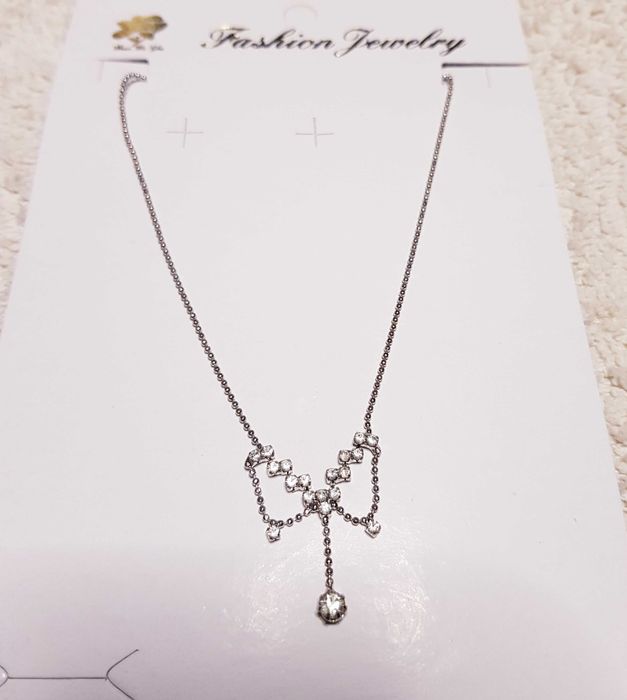 Naszyjnik Motylek z cyrkoniami