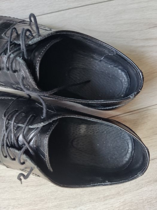 Buty skórzane wizytowe