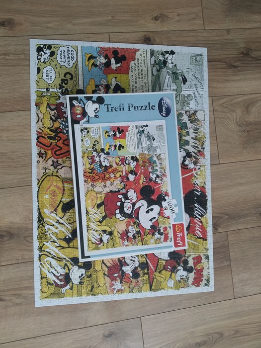 Ułożone puzzle 1000 elementów