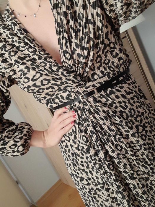 Sukienka panterkowa ASOS
