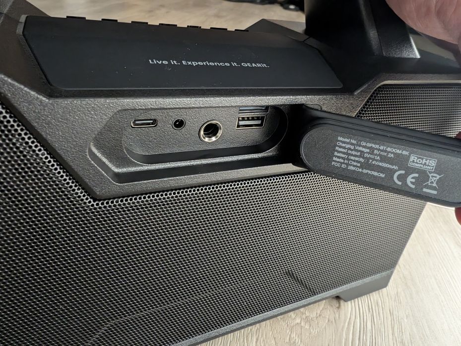 Блутуз колонка GEARit Boombox RGB 120W Power Bank JBL Sony Anker