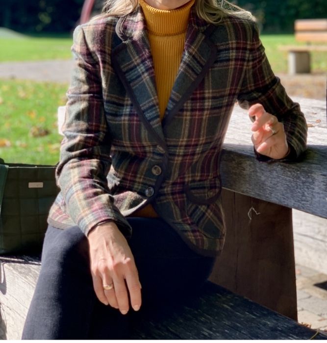 Піджак жіночий в клітинку 46-48р. Gerry Weber