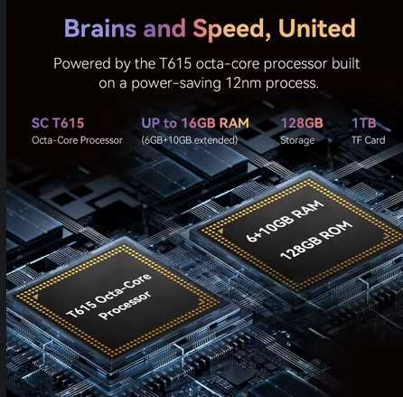 Cubot Note 60. 7,2", 16Gb(6+10)/128 120Hz 48Mp 7000Ma NFC