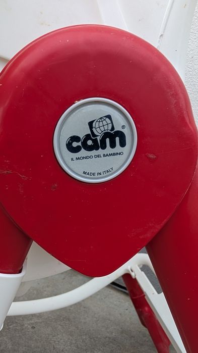 Krzesełko do karmienia CAM Campione (Made in Italy) - regulowane, sprawne