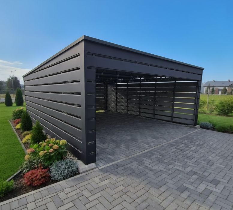 Carport, wiata samochodowa, dowolna konfiguracja, montaż gratis