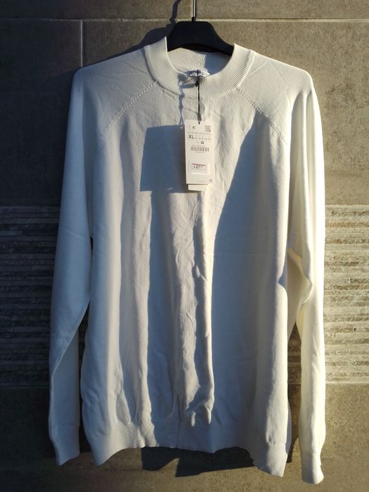 Camisola branca Zara XL