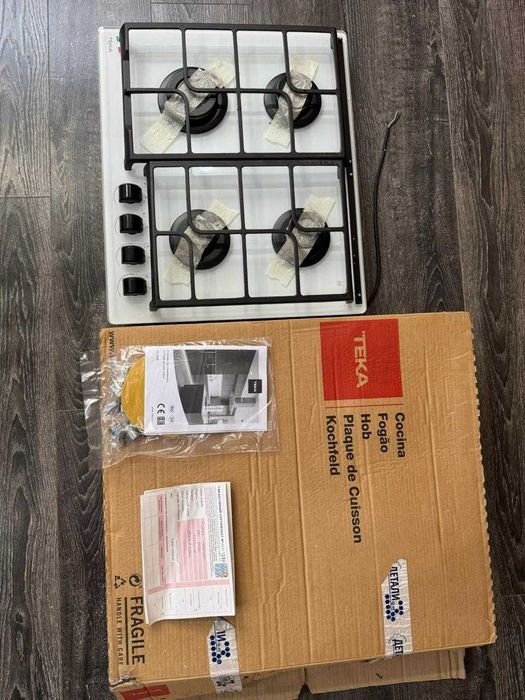 Газова варильна поверхня Teka GBC 64100 KB (112580036) біле скло