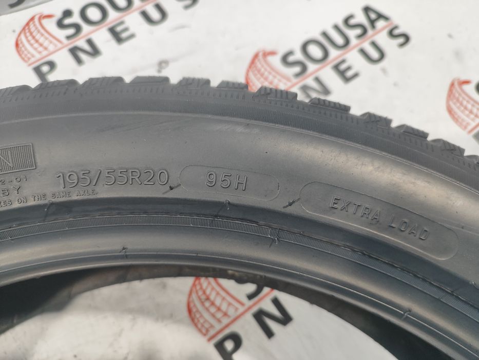 2 pneus semi novos 195-55R20 Michelin - Oferta da entrega em sua casa