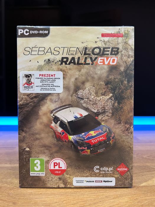 Sebastien Loeb Rally Evo (PC PL 2016) Nowy Folia premierowe wydanie