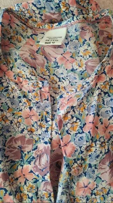 Костюм летний платье и юбка вискоза в цветочек