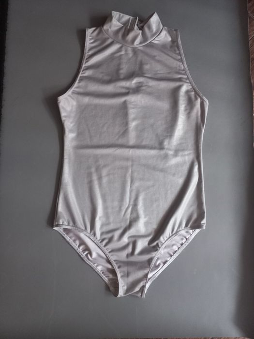 Купальник / тріко срібного кольору для хореографії