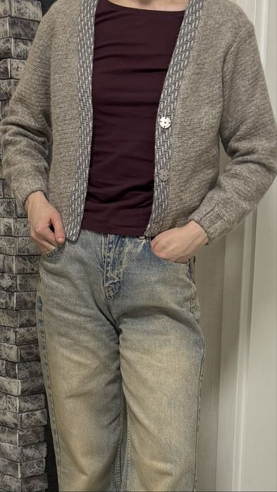 Жіночий кардиган жакет бомбер шерсть