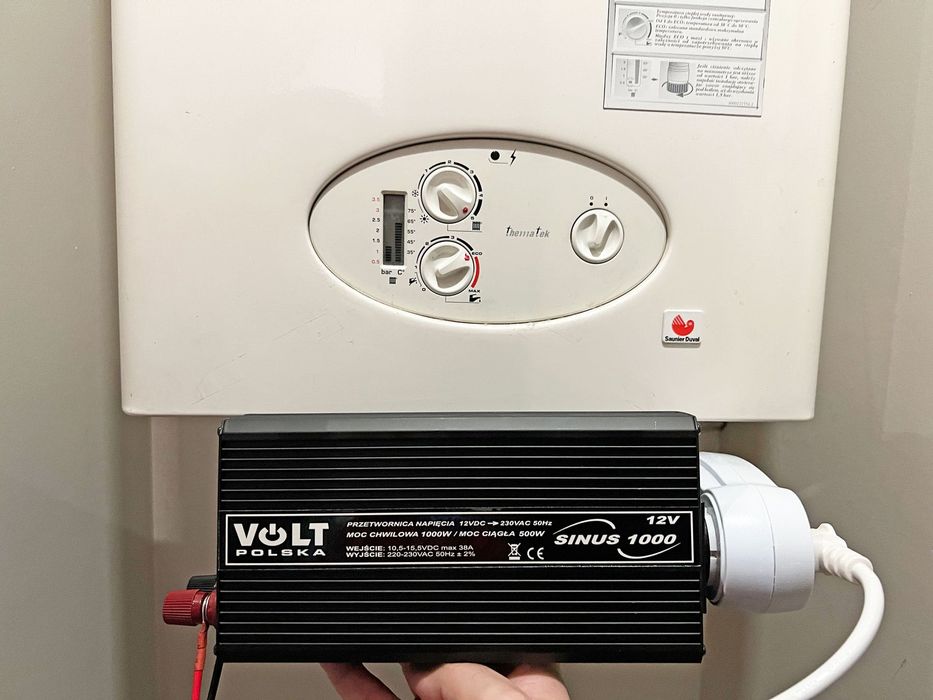 Інвертор 12 Вольт Volt Polska SINUS 1000 12/230V (500/1000W) для котла