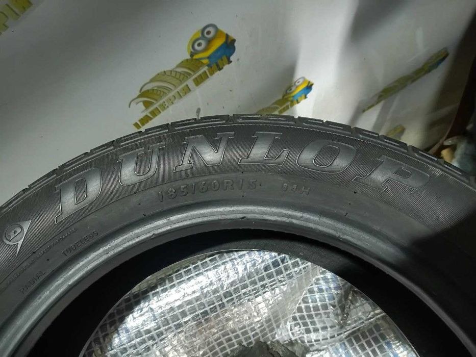 Шини Dunlop 185/60R15. 4шт. Літо 2023р (0255)