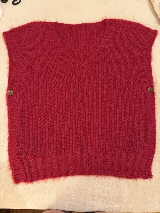 Colete Vermelho Novo - Malha Excelente