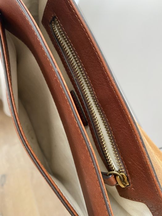 Шкіряна сумка в стилі бохо «Massimo Dutti»