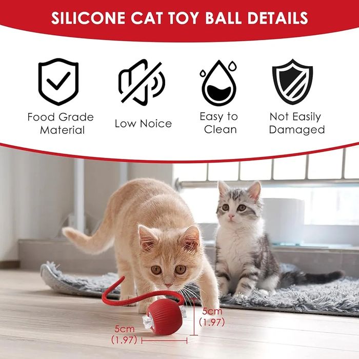 Bola  interativa para gatos e Cães modelagem automática ,360° rotating