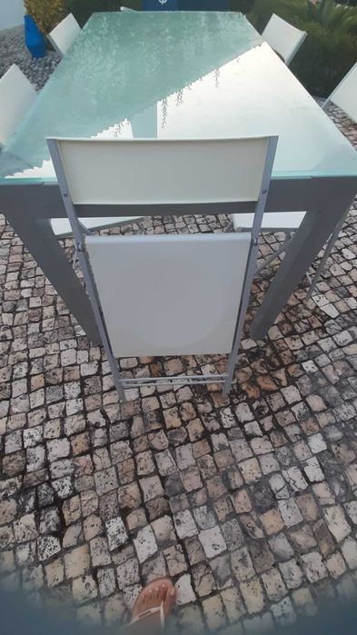Mesa cozinha/sala e 5 cadeiras