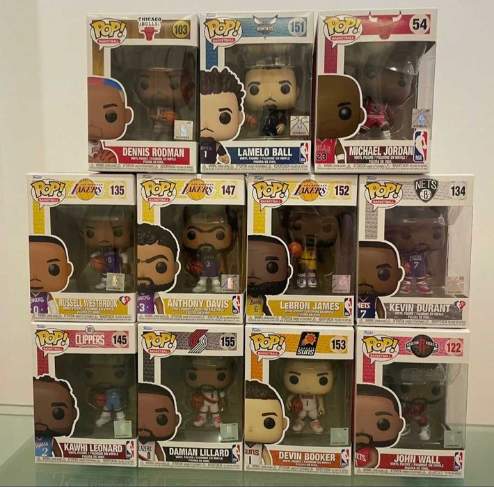 Pop Figures Funko Várias coleções -  NBA, Stranger Things, H Potter..