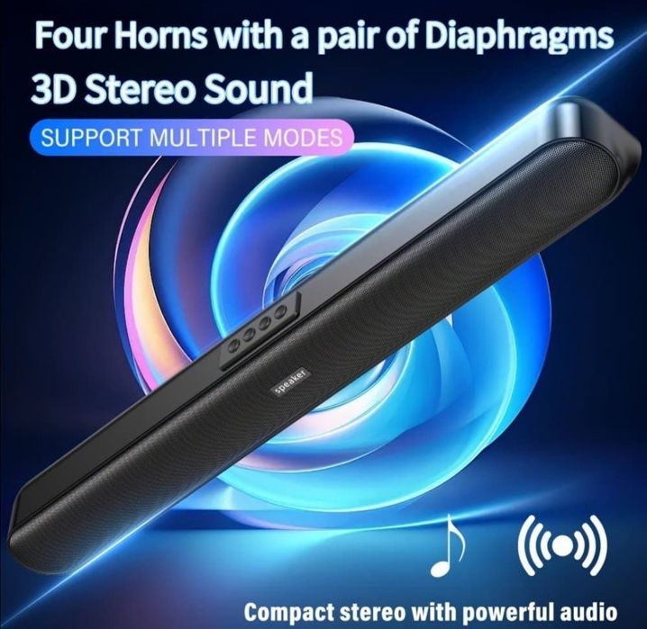 62 См Саундбар 4 Стерео Колонка Блютуз Телевизор Компютер Ноутбук ПК