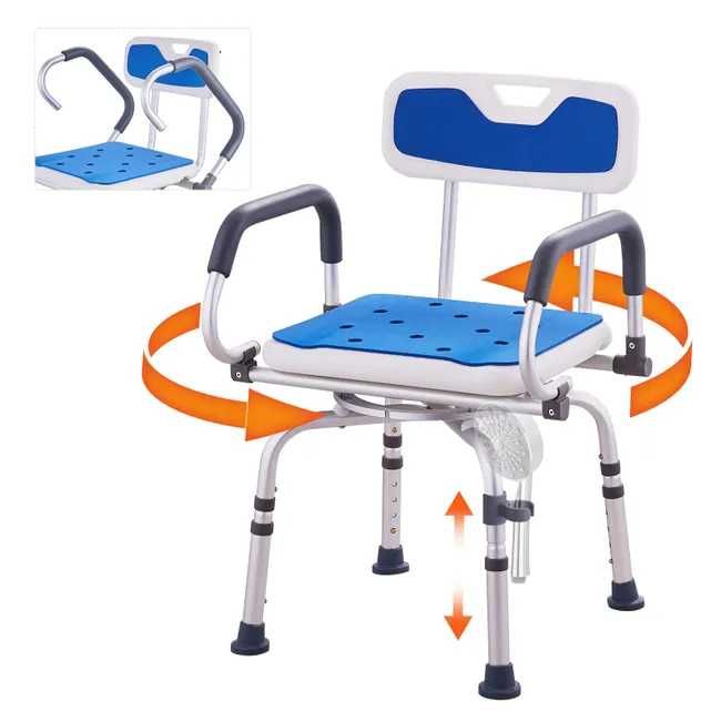 Cadeira de Duche Giratória 360º Safe Age (Nova na Caixa)
