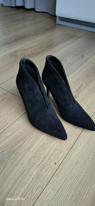 Botki damskie czarne