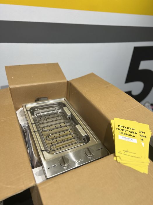 Гриль-барбекю від Мiele CS 1312 BG нержавіюча сталь. Підключка до води