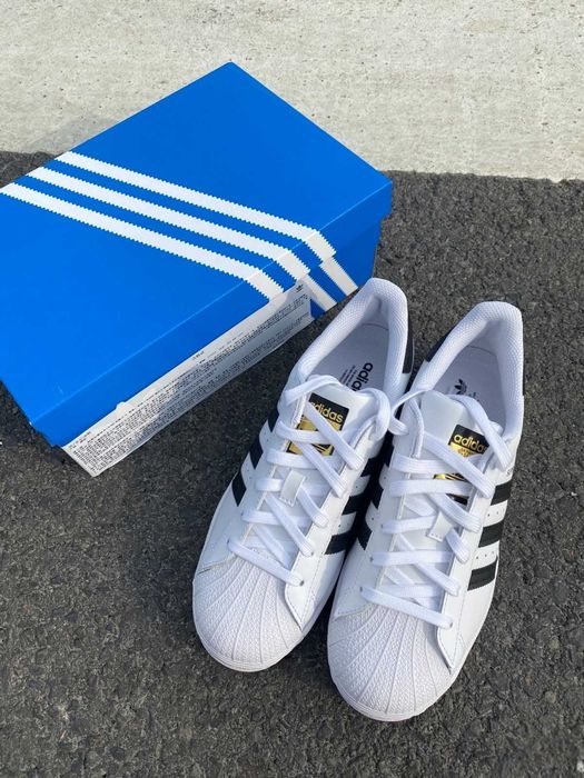 Oryginalne męskie buty adidas Superstar XLG White R.37