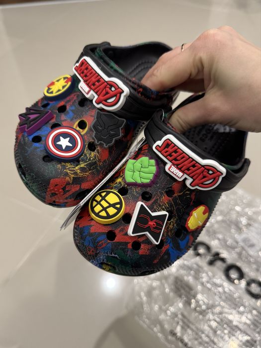Дитячі сабо Crocs C12 19,0 см CLASSIC MARVEL AVENGERS крокси 29-30 р