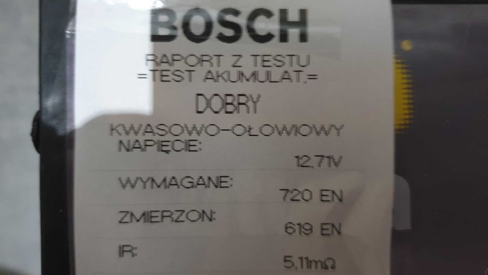 Akumulator używany CENTRA FUTURA 12V 72AH 720A
