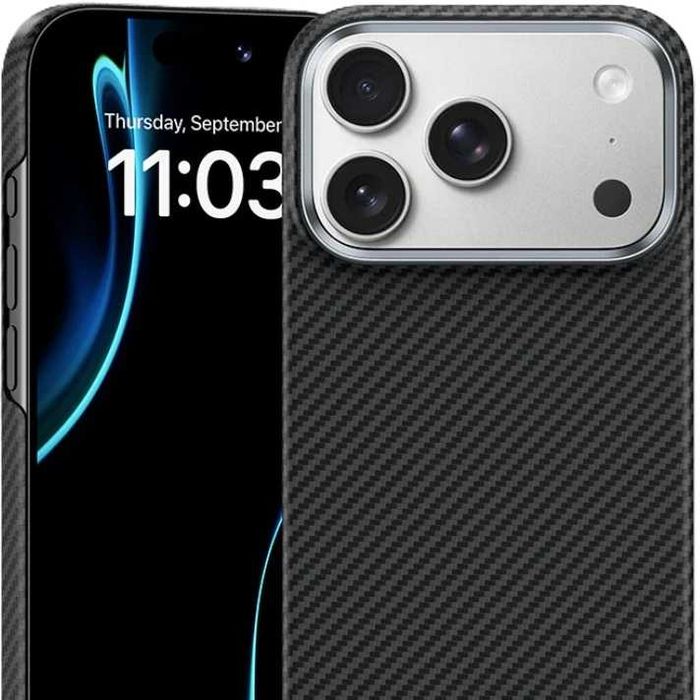 Карбоновый чехол Proove Carbon with MagSafe iPhone 17 Pro, Max, Air