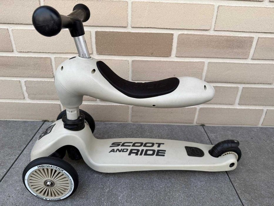 Scoot & Ride Highwaykick 1 Jeździk i hulajnoga 2w1 Ash