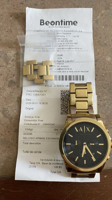 Relogio original Armani