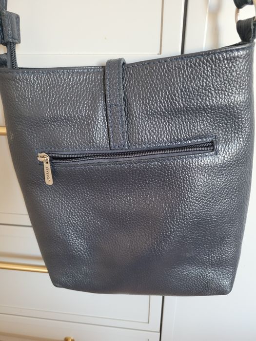 Skorzana torebka damska Ryłko