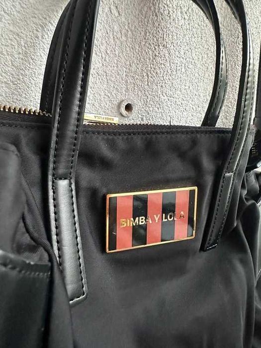 Mala preta de nylon - Bimba e Lola