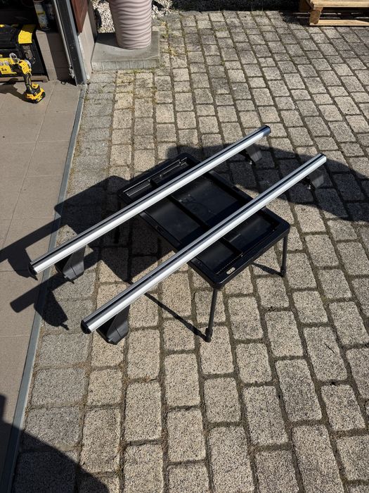 Bagażnik dachowy Menabo Omega 02G 112 cm Srebrny Aluminium