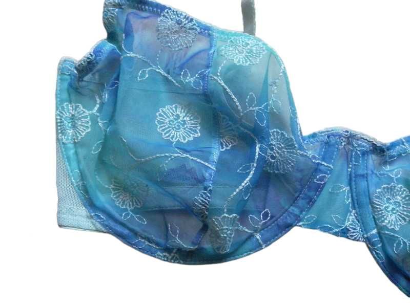Niebieski stanik biustonosz Knickerbox 75D bielizna damska