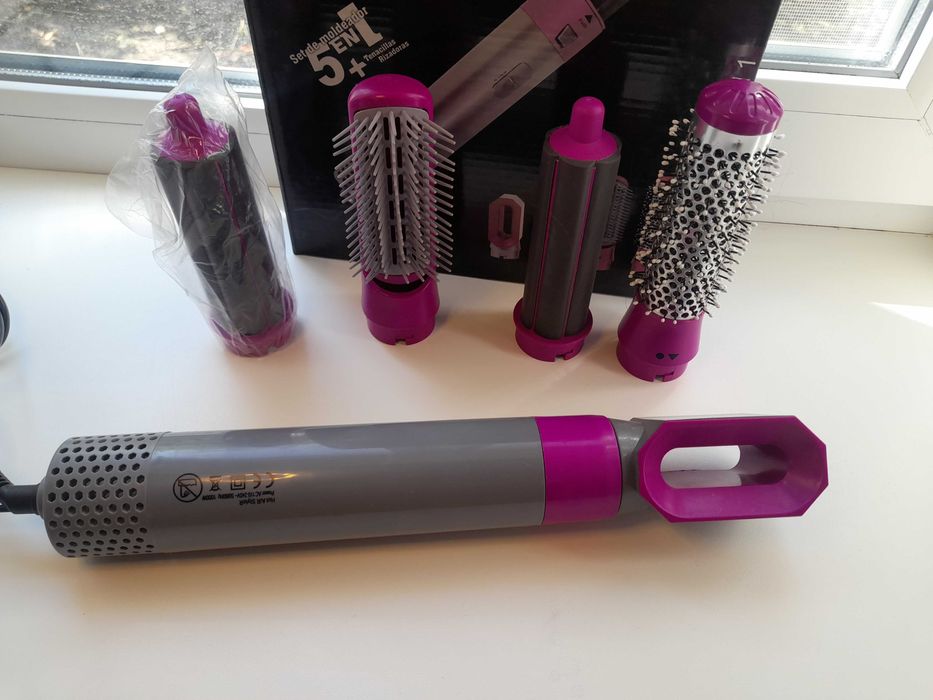 Фен для волосся стайлер з насадками для сушіння завивки та укладки